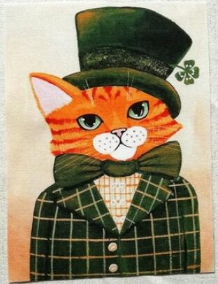 Cut Cat Succulent Hand Geverfd Stof Gedrukt Voor Diy Patchwork Thuis Mix 8 Stuks Decora Op Muur Natuurlijke 15X20cm: H1-5
