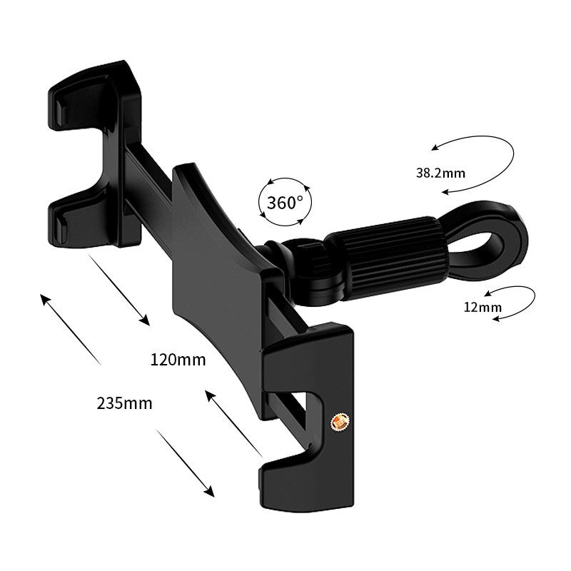Vmonv cykel löpband surfplatta telefonhållare för iphone  x 8 7 bil bakfäste 5-12.9 tum surfplatta telefon bilhållare ställ för ipad pro