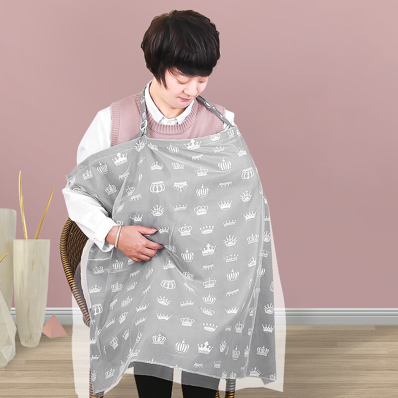 Baby Nursing Cover For Breastfeeding Soft Multi Use For Baby Car Seat Canopy Scarf Blanket Stroller Cover