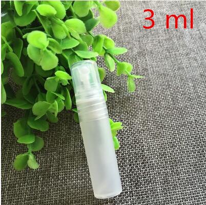 50 st 3 5 8 10 ml plastspray parfym miniflaskor liten spruta prov tom behållare dispensering: 3 ml klara 50 st