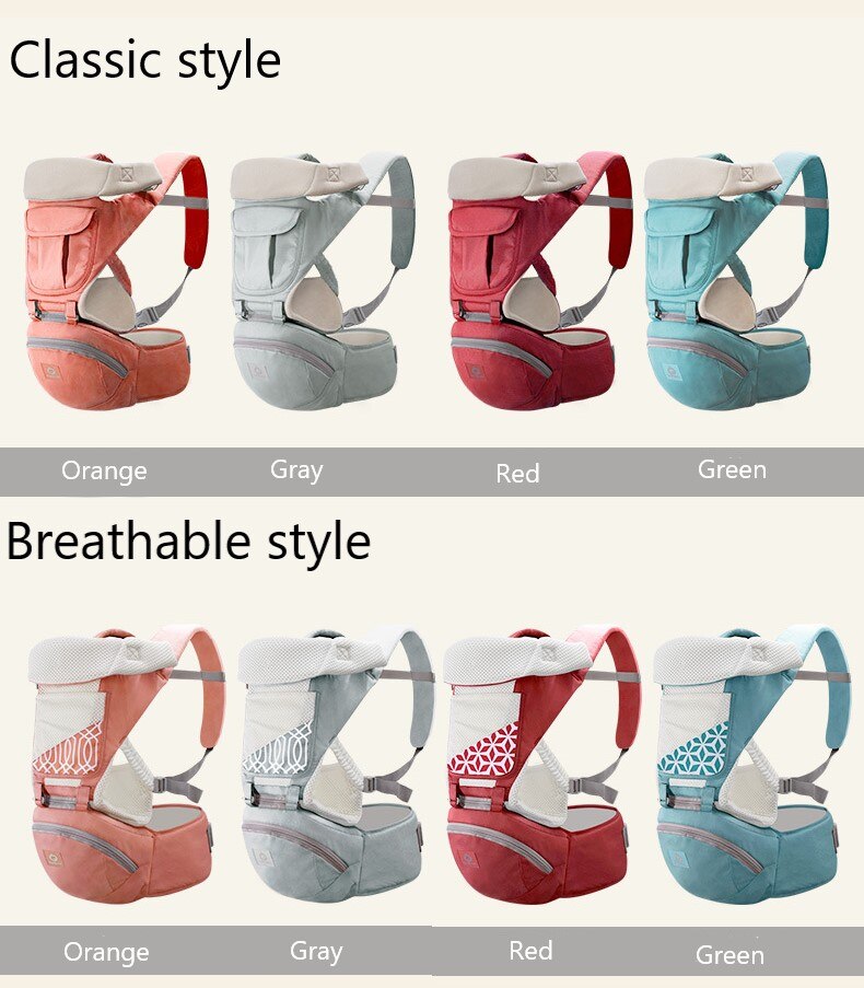 Baby Carrier Canguru Ergonômico Bebê 12 Posições 3 Em 1 Azul Para Uso de 0-36 month Baby Suporta peso Superior the 10 kg