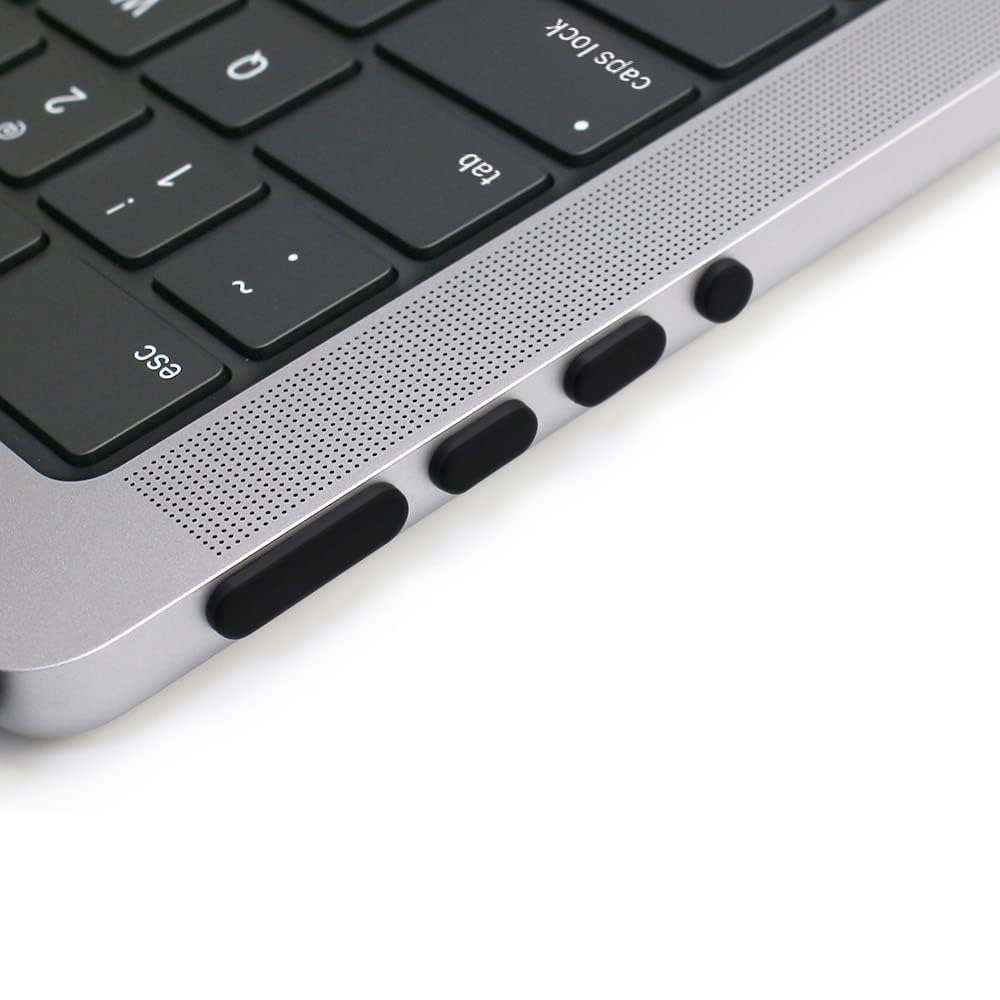 7PCS Dust Plug Cover Dirt Plug Cups Set for MacBook Pro 14/16 inch Air M3 M2 M1 A2779/A2442/A2780/A2485/A3113/A3114/A2681/A2941