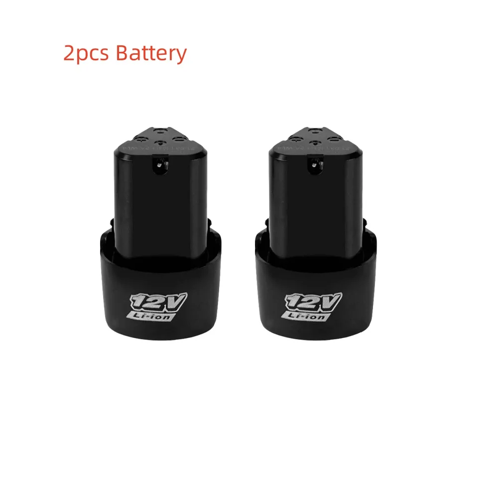12V 1500mAh Battery Rechargeable Lithium-Ion for Electric Screwdriver Electric Drill Mini Angle Grinder Tool: GRAY