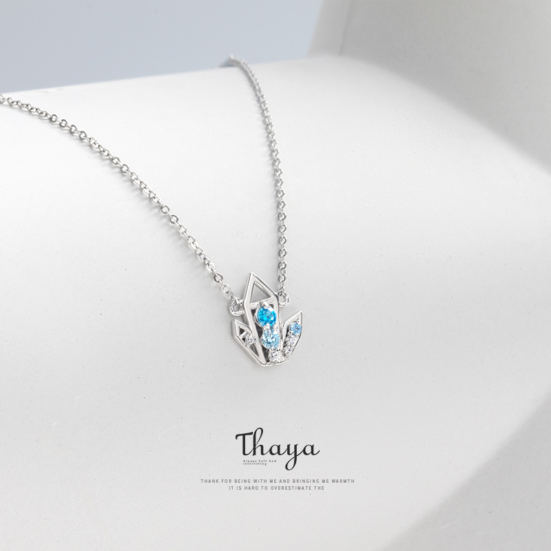 Thaya Ijs Weelderige Prachtige Sieraden Sets 100% 925 Sterling Zilver Zircon Ring Ketting Sets voor Vrouwen Sieraden