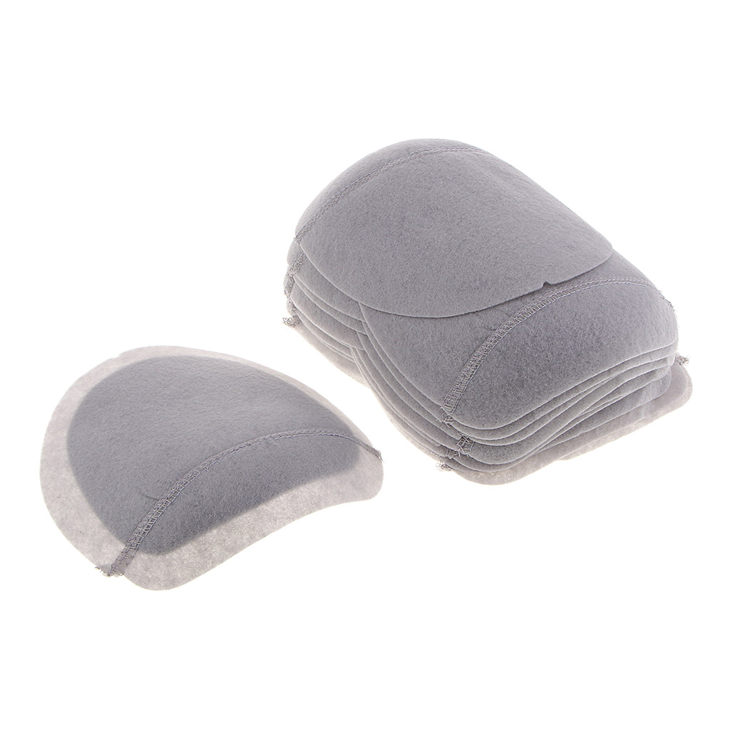 10 Pair Soft Cotton Suits Sponge Shoulder Pads Sew-In Padding Sponge Shoulder Pad for Suit T-Shirt Coat Clothes Sewing Accessory