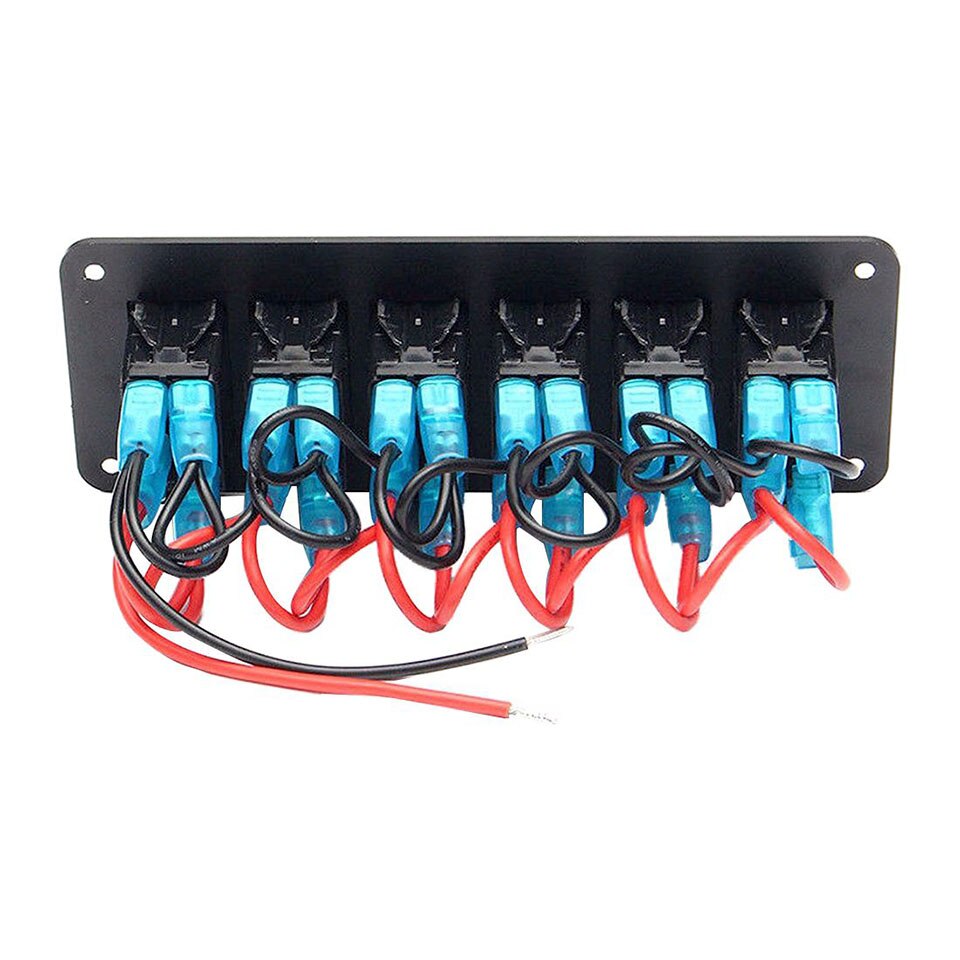 Blått led ljus båt bil rocker switch panel 12 ~ 24... – Vicedeal