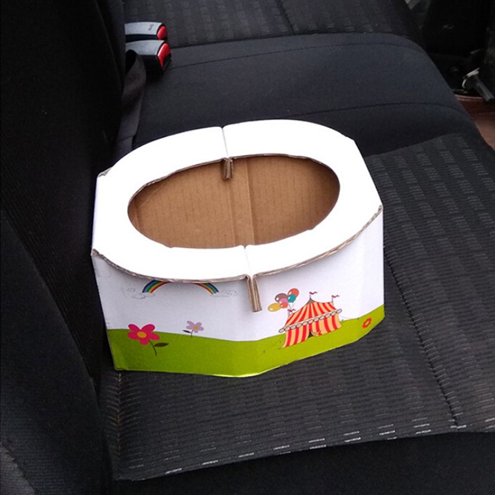 Draagbare vouwen wc Zuigeling Kids Kind Zindelijkheidstraining Wc-bril Auto Reizen Camping Lager Gewicht 50kg