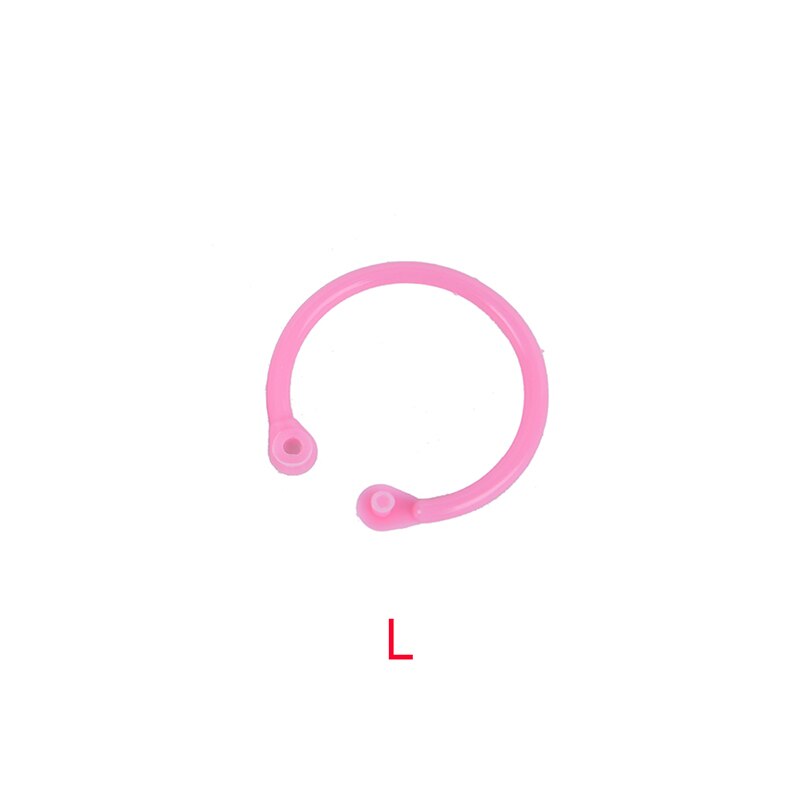 1 Box Plastic Ring Binder For Spiral Notebook Diary Loose Leaf Book Binding DIY