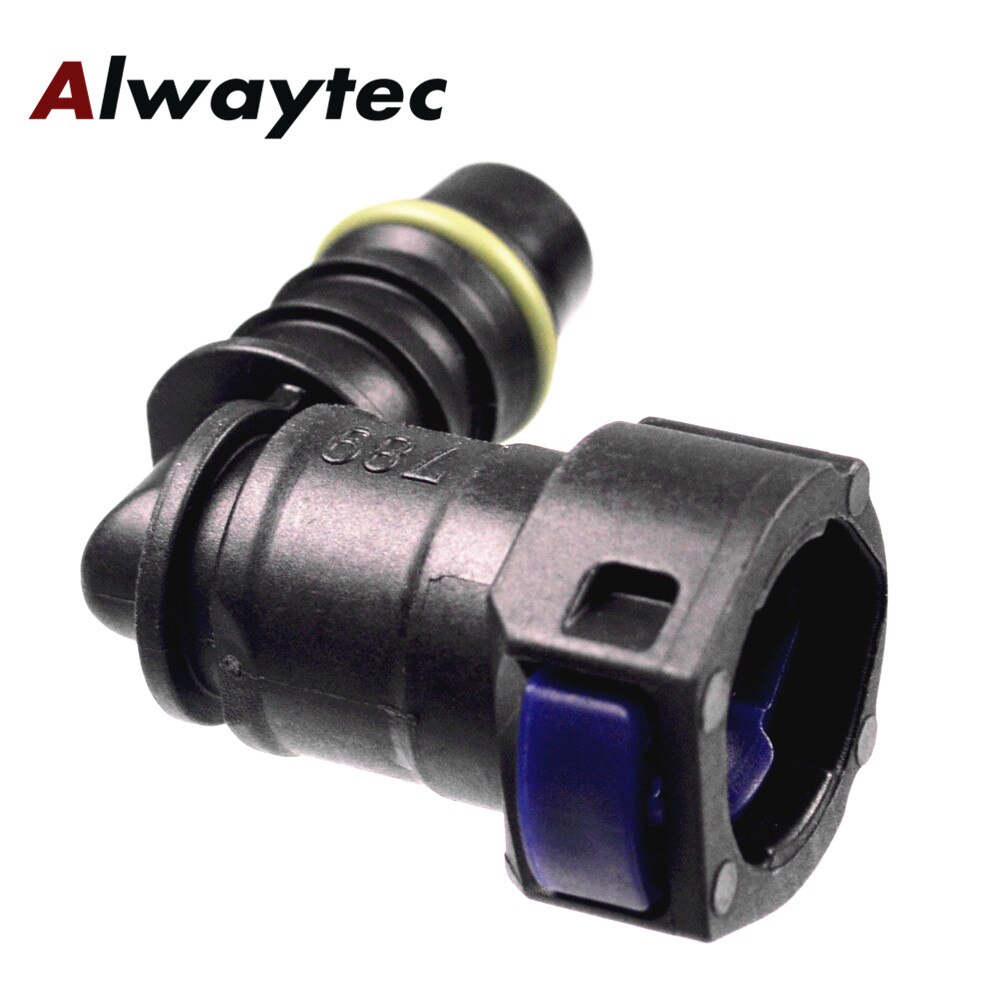 All cars auto parts female pipe plastic fuel Fitting 7.89mm quick line connector for nylon hose