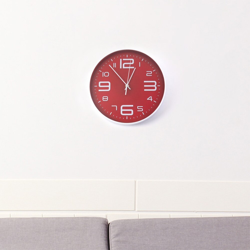 1Pc DIY Wall Clock Digital Acrylic Hanging DIY Clock for Living Room Office Without Battery (Black)