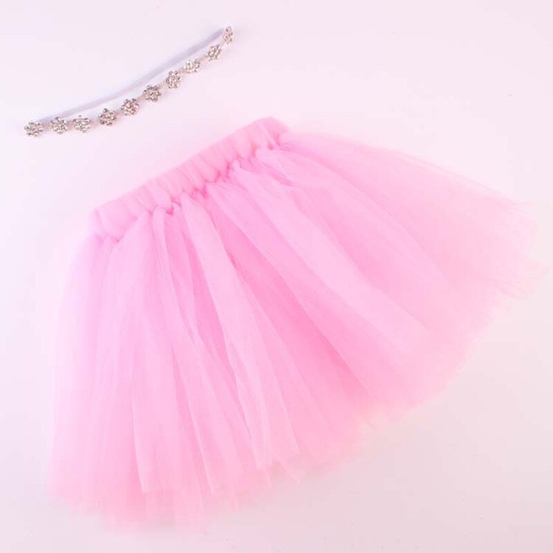 Saia tutu de princesa infantil, saia tule com strass para recém-nascidos fotografia