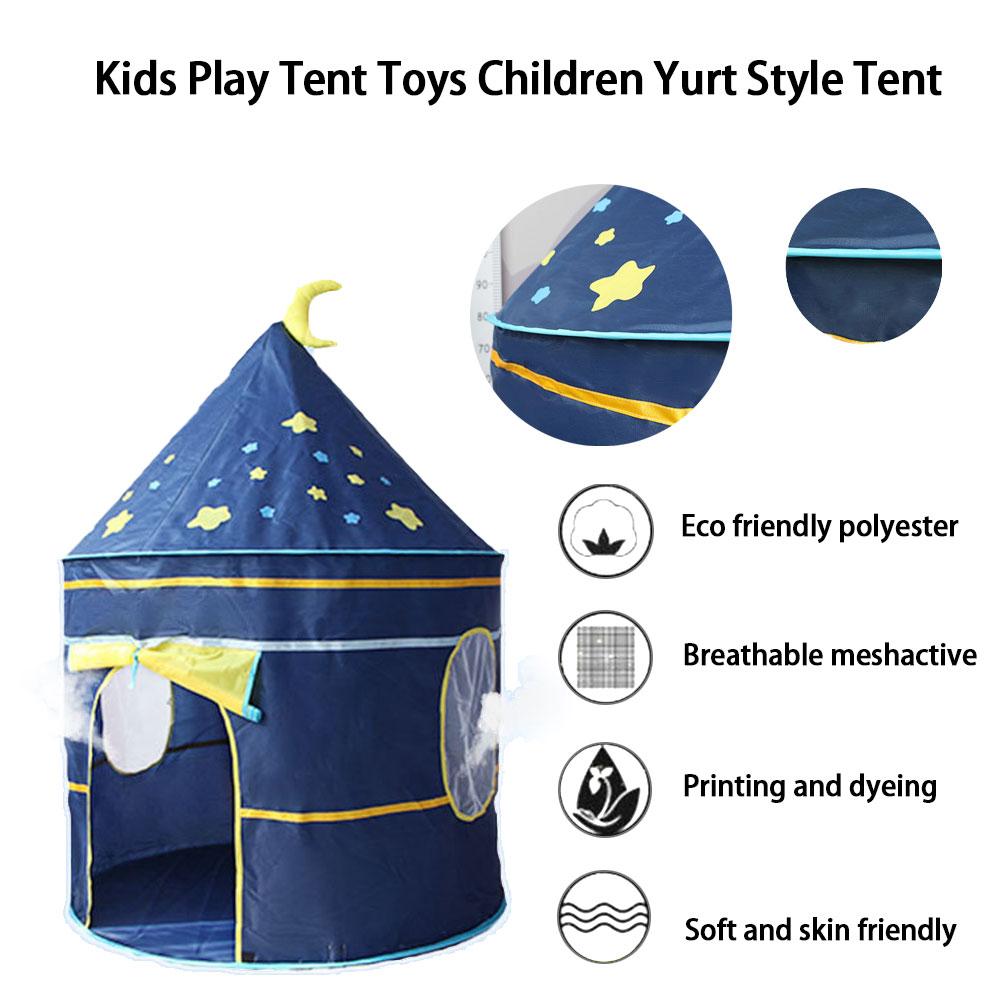 Kids Play Tent Toys Children Yurt Style Tent Children Playhouse Castle Play Tent For Indoor Outdoor Games