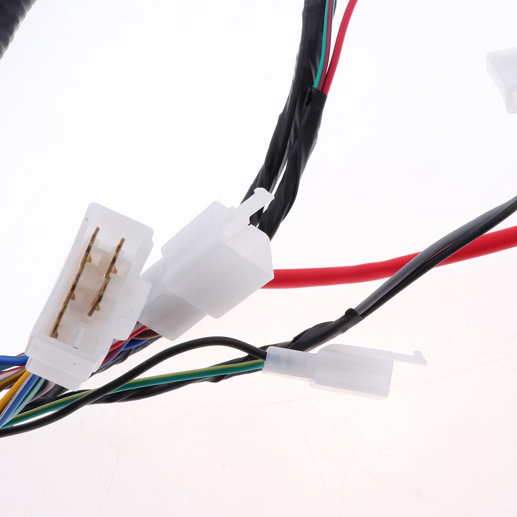 Complete Electrics Wiring Harness Cable Assembly, Wire Line for Motorbike Scooter ATV Quad Car Electrical Component for ZJ-125