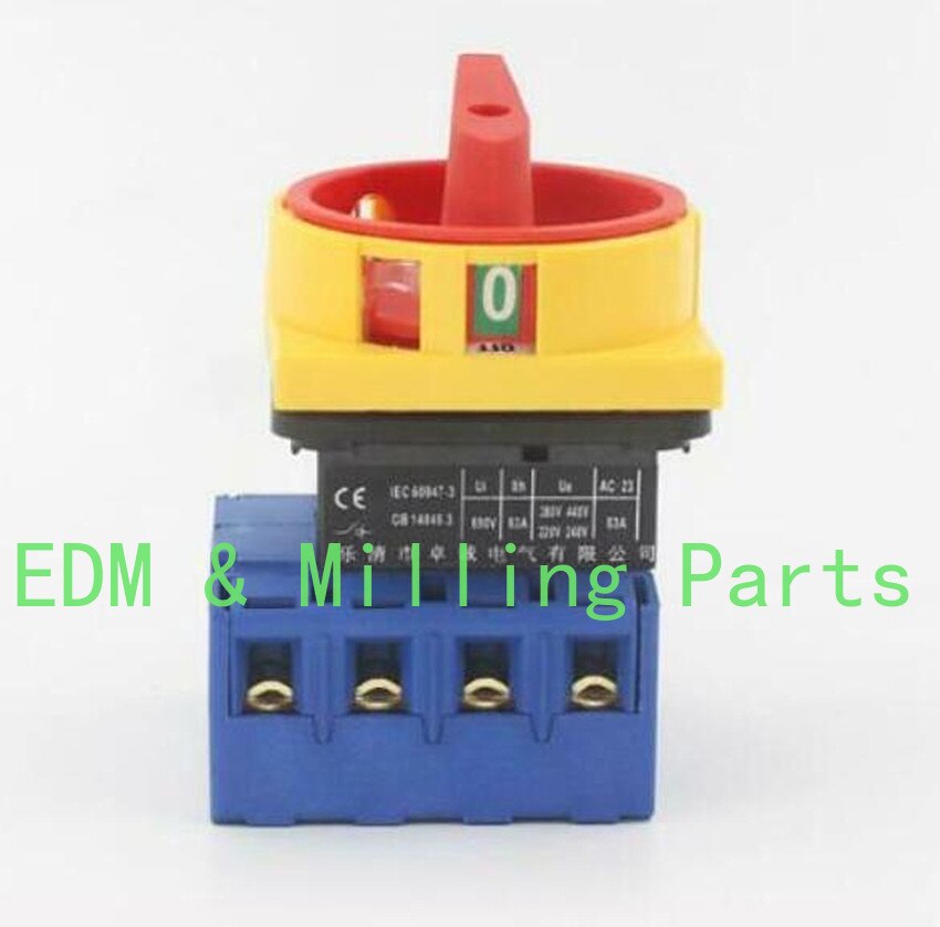 CNC Universal Load Break Switch/ Power Off Switch LW30-63A 4P Rotary Cam Switch 380V