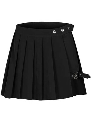 Musta gootti lolita laskoshame söpö tyttö housuhame cool opiskelija punk gootti juhla loli cos mekko naaras iso koko 5xl
