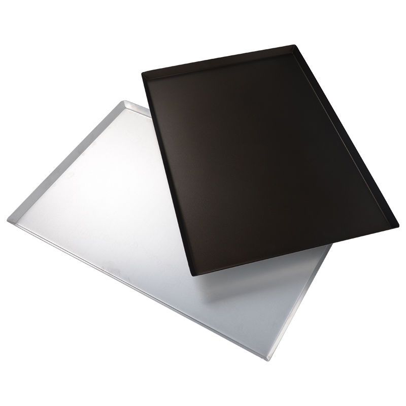 Rechthoekige 60X40 Aluminium Antiaanbaklaag Haakse Bakvorm Bakvorm Met Antiaanbaklaag Cake Bakvorm Oven Commercieel Gebruik