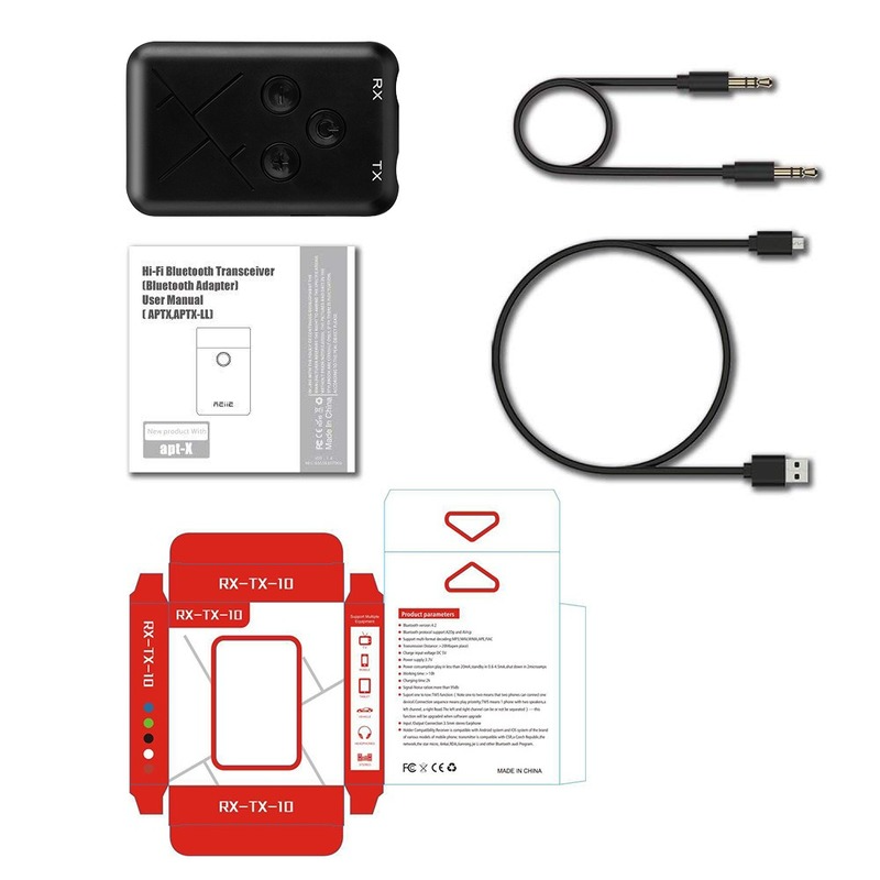 Bluetooth 2.1 3.5Mm Audio Draadloze Zender Ontvanger 2 In 1 Adapter Stereo Audio Voor Tv Car Speaker Muziek