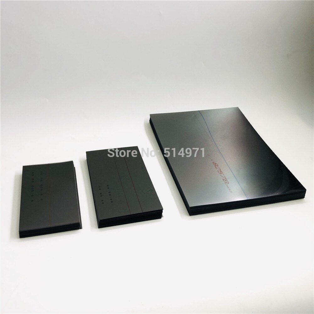 10 stk eller lcd polarisator film til iphone 5 6 6s 7 8 p x  xs 11 pro max 4.0 " 4.7 " 5.5 " 6.1 " 6.5 tommer polariseret lys film
