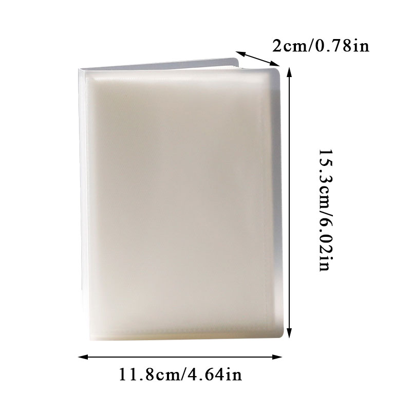 Pochette transparente pour Album Photo 3/5 pouces, 80/40 pochettes, porte-cartes Photo, Scrapbook, Film Polaroid, DIY