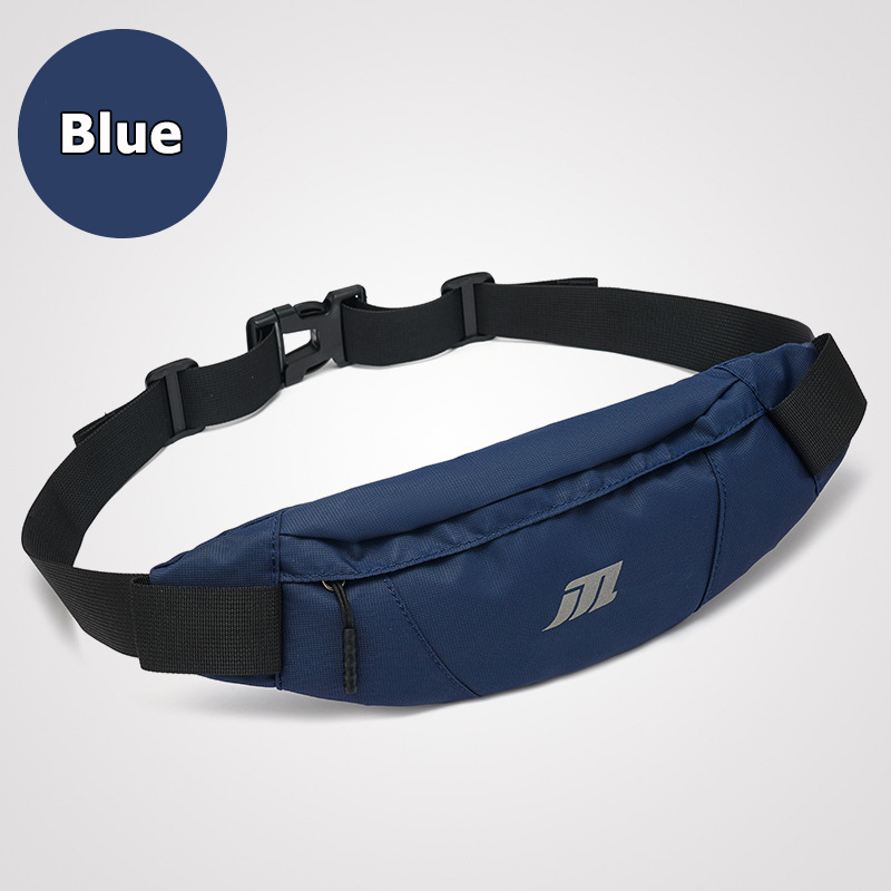 Taille hardlooptassen Dames Heren Sport Fitness Waterdichte heuptas voor mobiele telefoonhouder Jogging Trainingstas Crossbodytassen: blauwe kleur