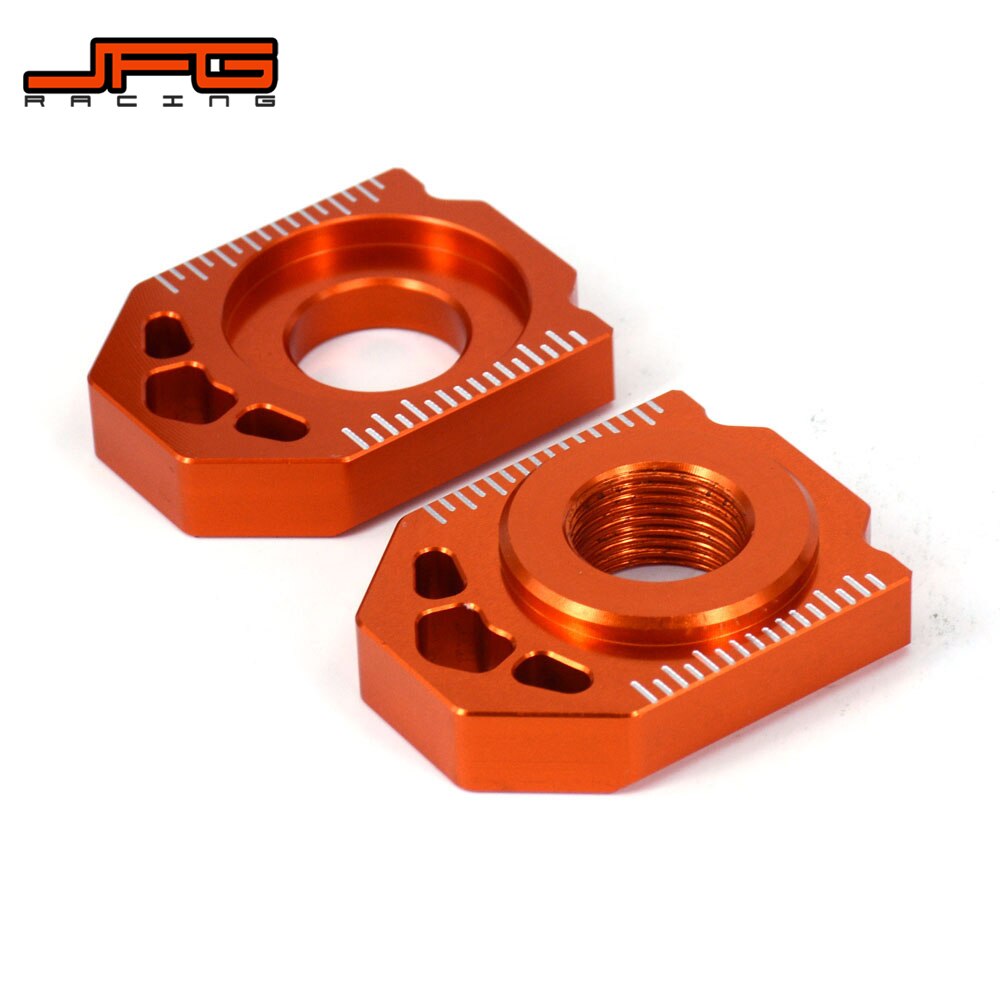 Moottoripyörän cnc -takaketjun säätöakselin lohkot malleille ktm sx sxf xc xcf exc excf xcw xcfw 85 125 150 200 250 300 350 450 525 530