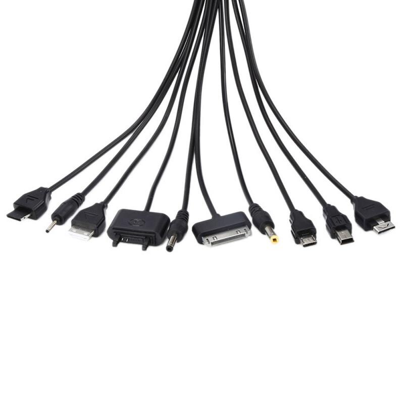 Cable DE TRANSFERENCIA DE DATOS USB multifunción 10 en 1, Cable Universal multipin, adaptador USB para portátil, PC y teléfono móvil