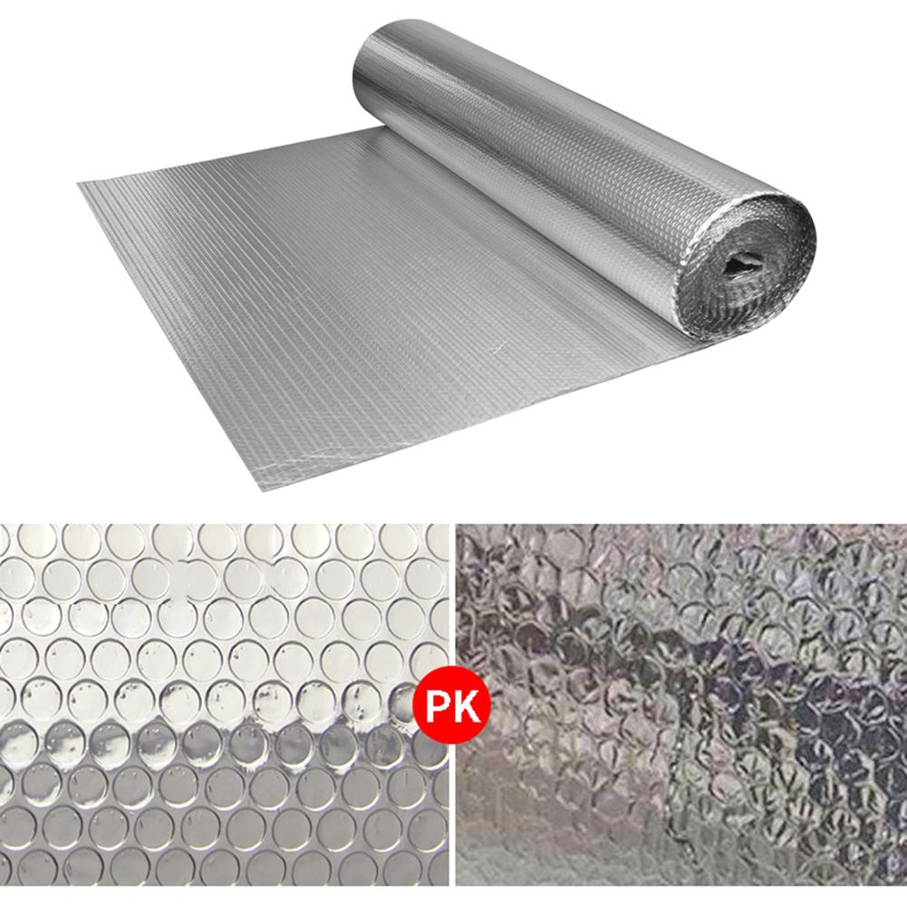 Bubble Reflective Foil Insulation Roll Insulating Sheet Insulation Thermal Barrier for Heat Reflector 2 m * 60 cm