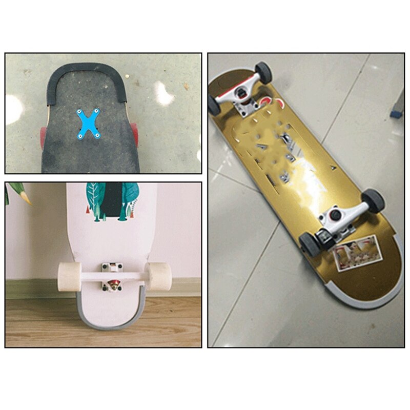2 Stuks Universele Skateboard Deck Guards Protector Rubber Bumper Cover Longboard Dans Board Crash Rubber Strip 30Cm