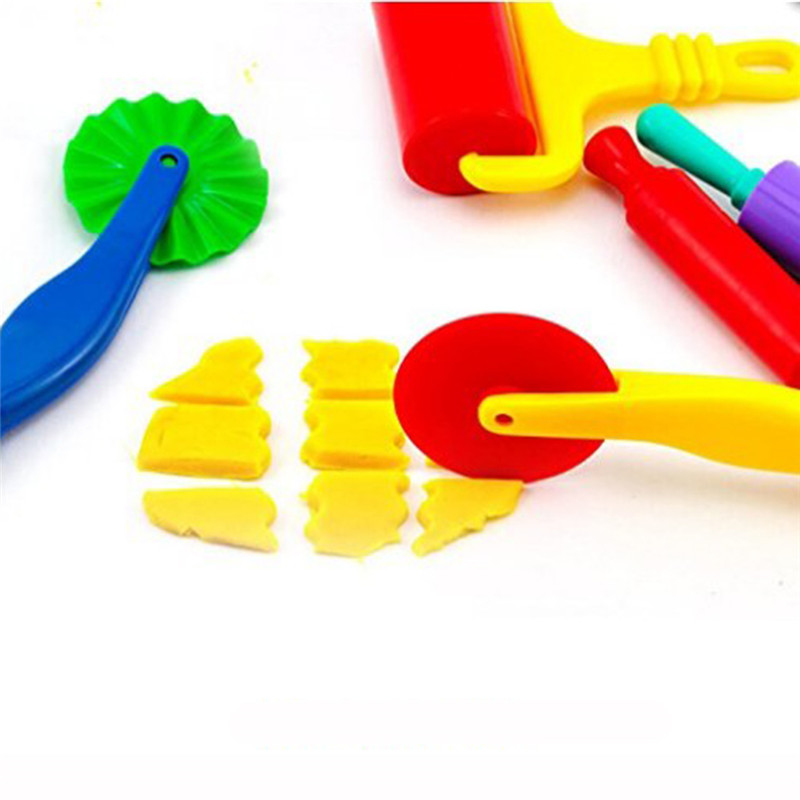 Color Play Dough Model Tool Toys 3D Plasticine Tools Playdough Set, Clay Moulds Deluxe Set, Learning & Education Toys