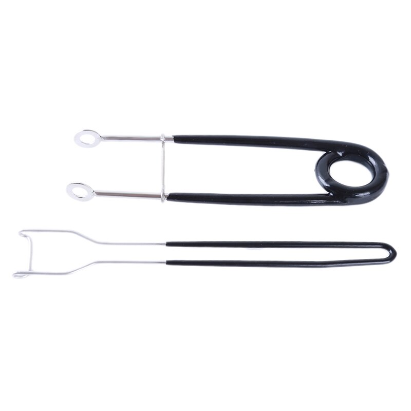2Pcs Draagbare Vis Mond Opener Vis Kaak Strooier Vis Mond Strooier Kaak Karper Haak Lock Verwijder Tackle Kit Vissen accessoires