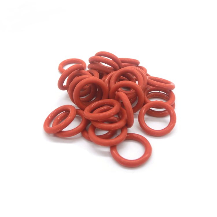 10 st tjocklek  cs 5mm od 18 ~ 45mm silikon o ring packning livsmedelskvalitet vattentät bricka gummi isolerad rund o form tätning röd