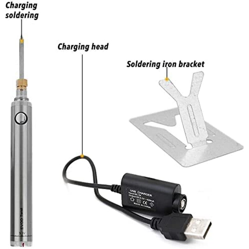 Wireless Charging Welding Tool, USB Safe Welding Repair Tool,Adjustable Temperature, Wireless Charging,for Both Home
