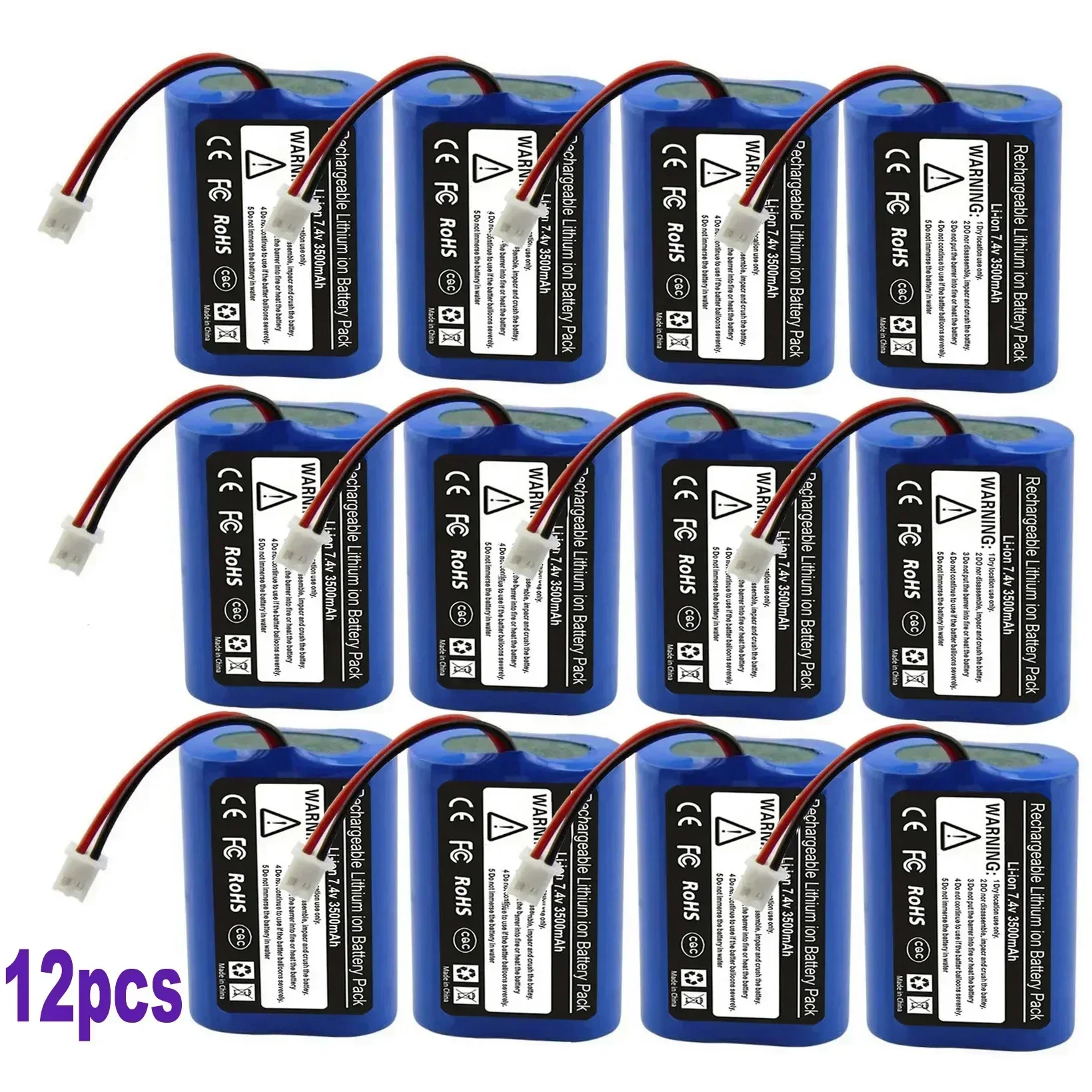 100% nieuw. Oplaadbare lithiumbatterijversterker, 7,4 V, 3500 MAH, voeding speelgoedaccessoires, beton versterkt, 2s1p,