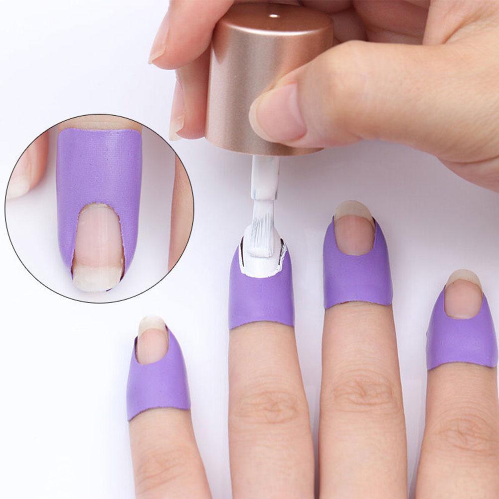 Nail Form Guide Sticker Nagellak Varnish Protector Cover Tool Manicure Spill-Proof Stickers Vinger T0N8