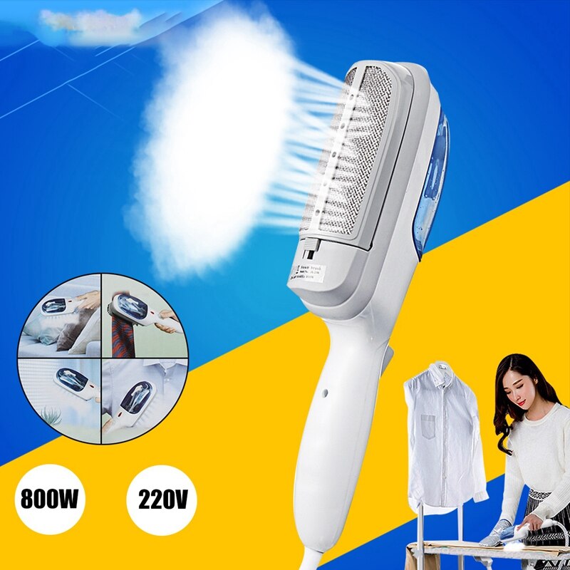 Handheld Garment Steamer Brush Portable Steam Iron For Clothes Generator Ironing Steamer For Underwear Steamer Iron White + blue