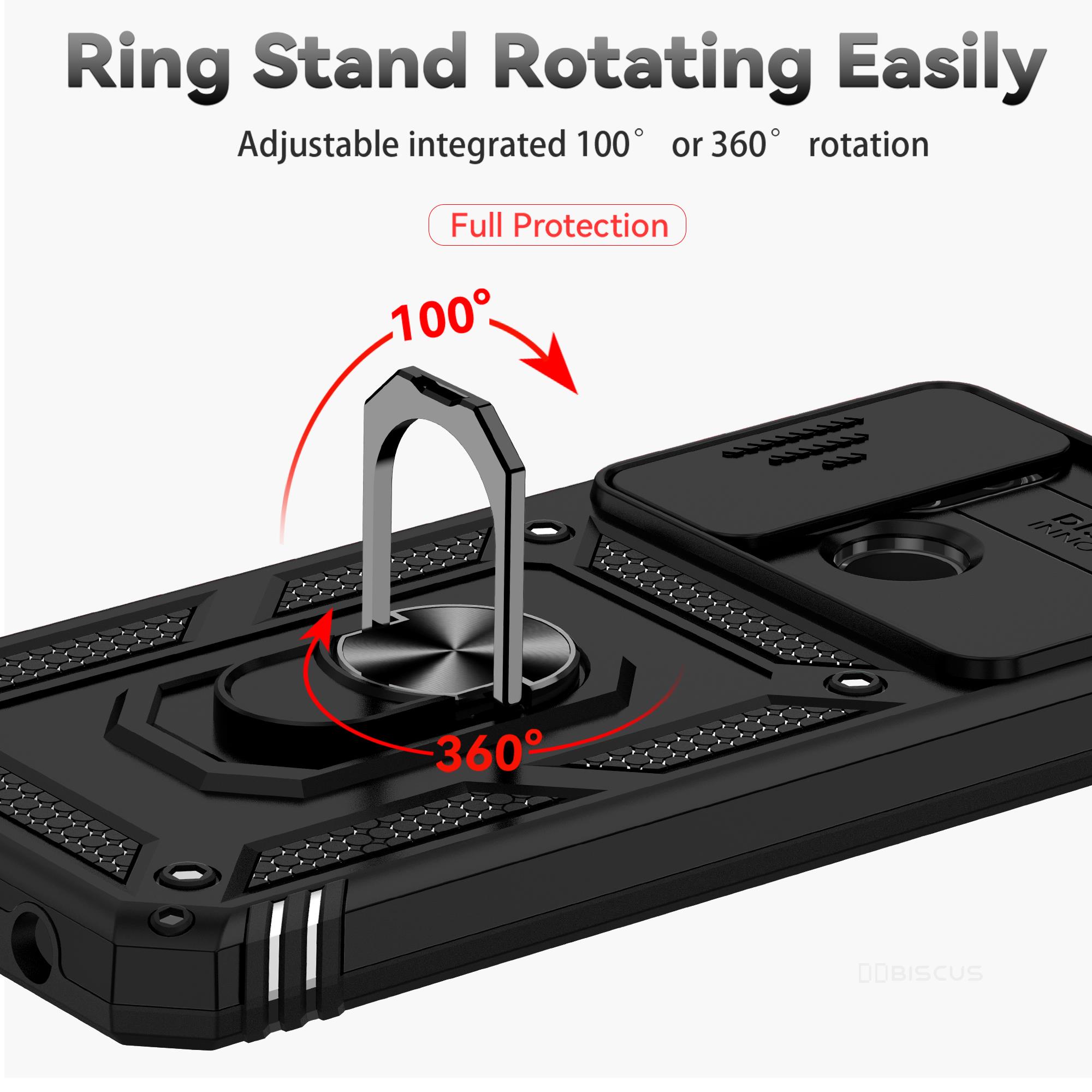 Case For Realme C21Y C25Y C11 Rugged Shockproof Cover with Slide Camera Cover