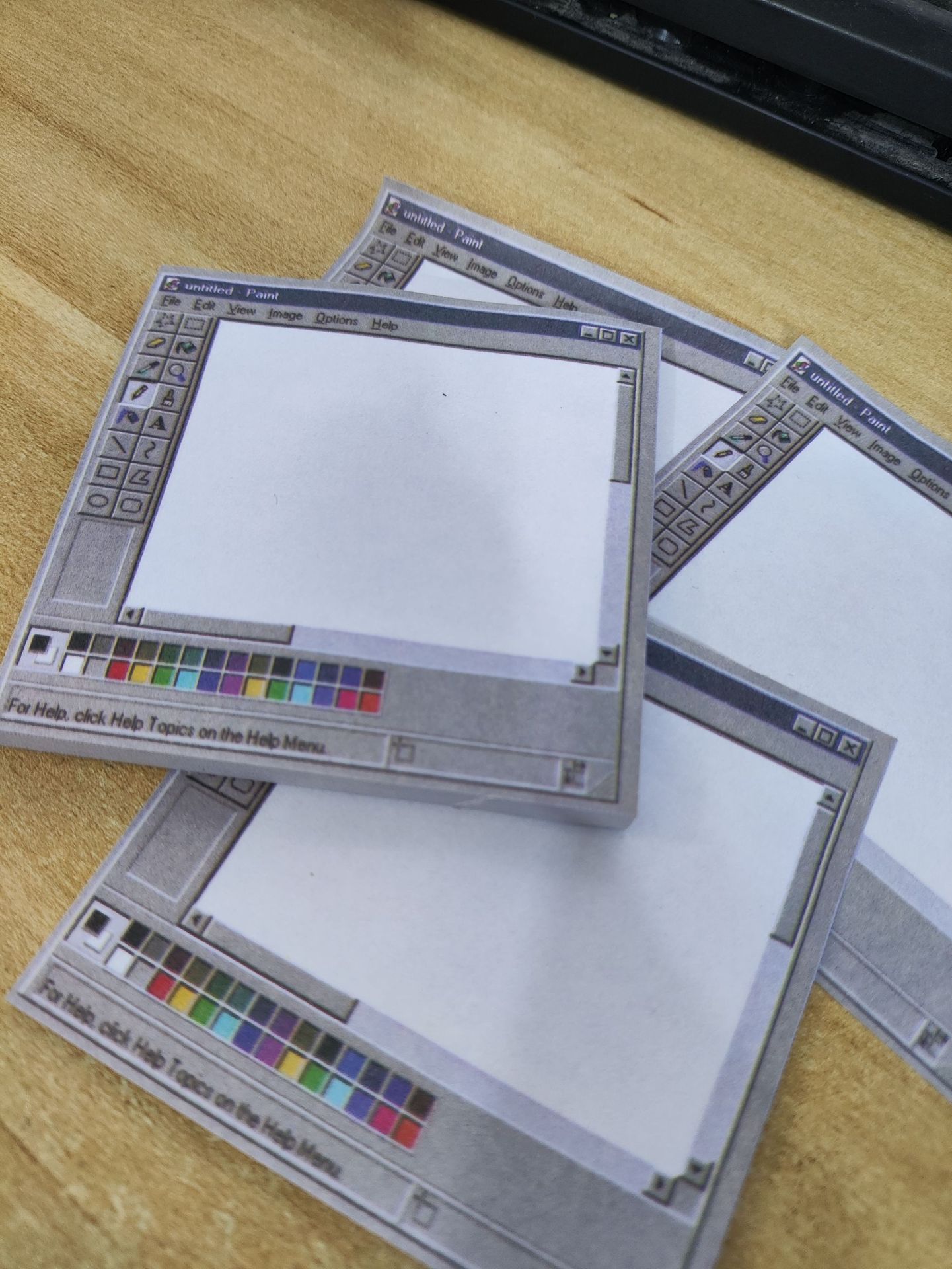 50-pagina retro computer tekengereedschappen patroon notitieblok klassiek , minimalistisch kleurenschema back-to-school seizoen notitieblok