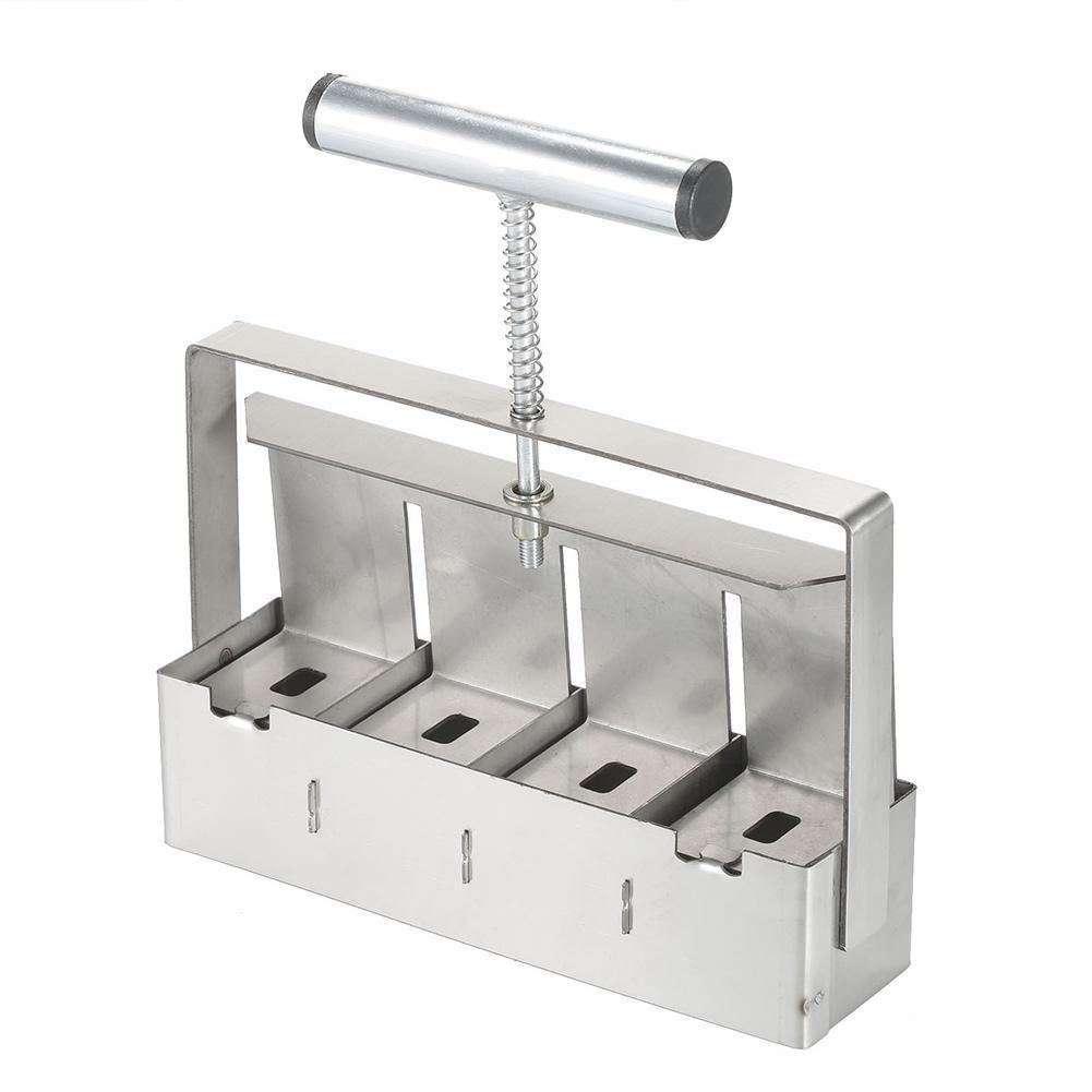 2 inch Manual Soil Blocker Steel Handheld Soil Block Maker with Handle Plant Soil Blocking Tool for Seedlings Sta Z9E7