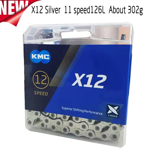 KMC Bicycle Chain 12 speed Mountain bike drive chains MTB road bike ketten X8 X9 X10 X11 EL SL: X12 Silver 12S