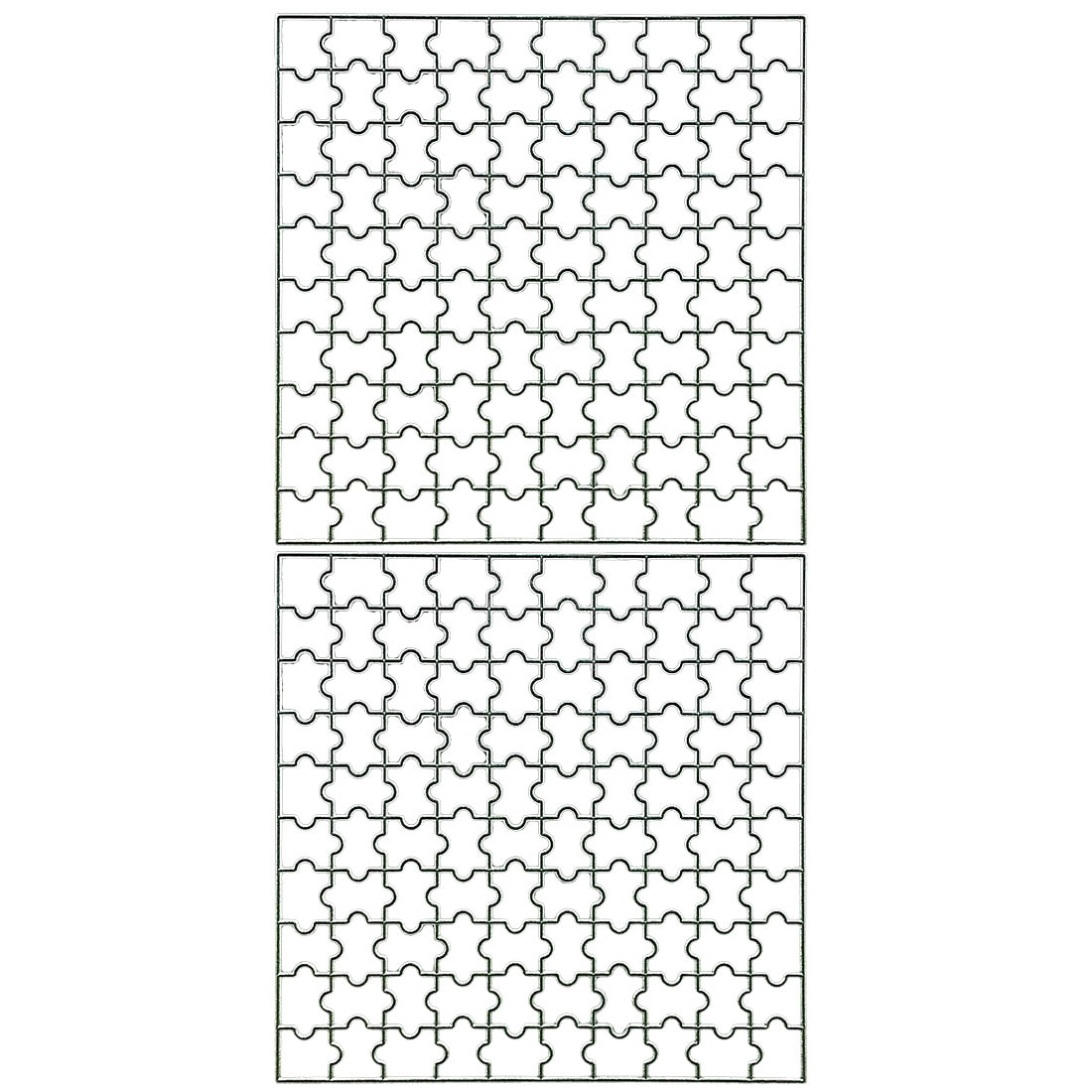 153 Mm Puzzel Stansmessen Scrapbooking Card Craft Sterft Diy Embossing Metalen Stencil Decoratieve Sterft Cutter