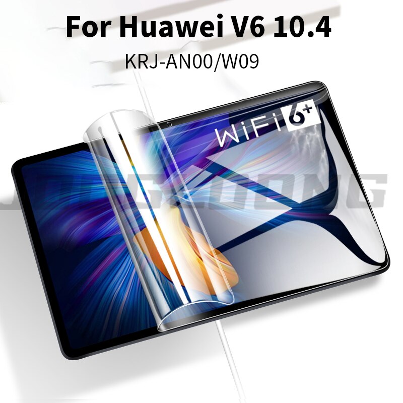 Película de hidrogel para Mate Pad Pro 10,8, Protector de pantalla de tableta de 10,4 pulgadas para Huawei MatePad M6 V6 8,4, película protectora trasera de TPU suave: Huawei V6 10.4