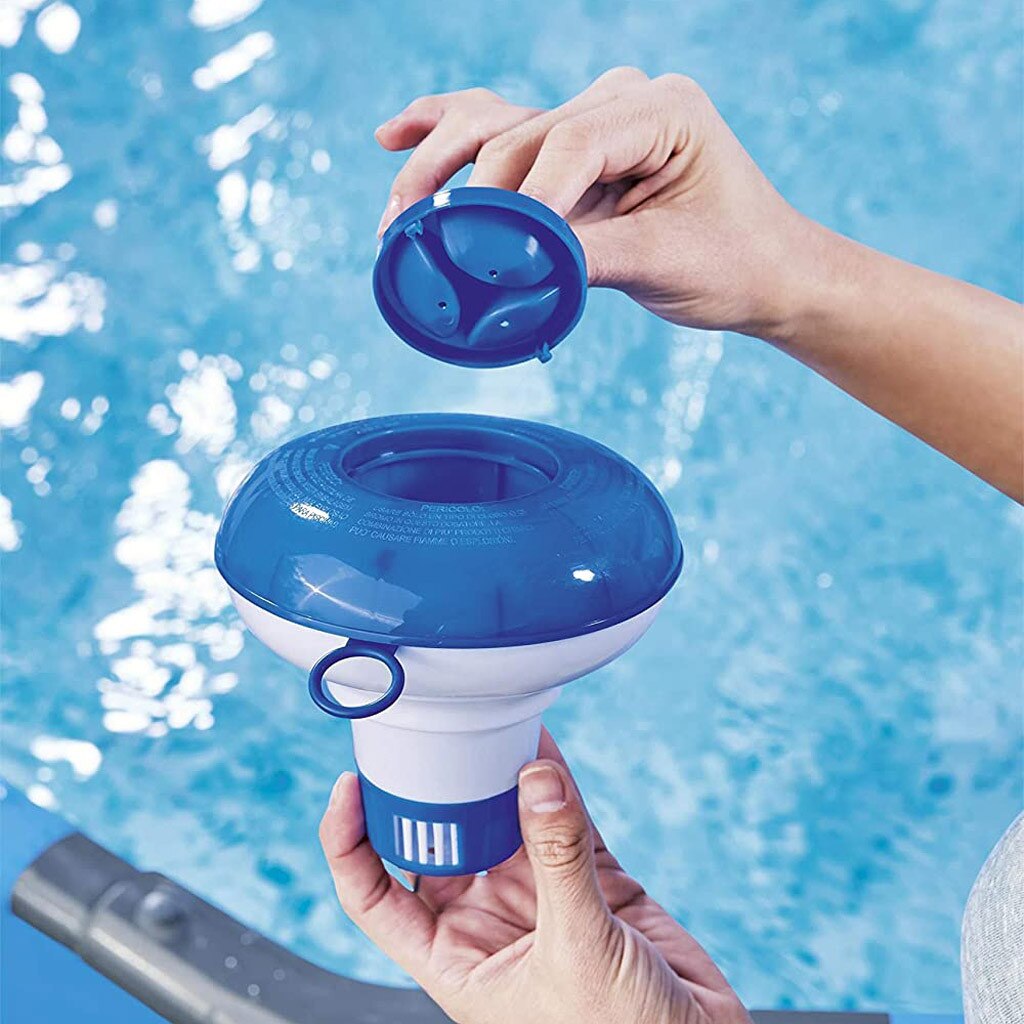 Zwembad Spa Chemische Floater Tablet Drijvende Chloor Dispenser Applicator Dispenser Applicator Spa Tub Levert 6.15