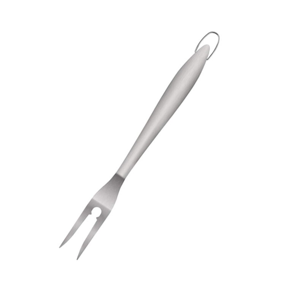 Heavy Duty Bbq Grilling Tool Set, Stainless Steel Tongs, Spatula With Bottle Opener And Serrated Edge, Barbecue Meat Fork