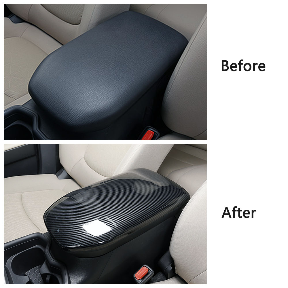For Toyota Rav 4 Rav4 5 Gen Carbon Fiber Printed ABS Interior Moulding Center Console Dashboard Modify Decoration