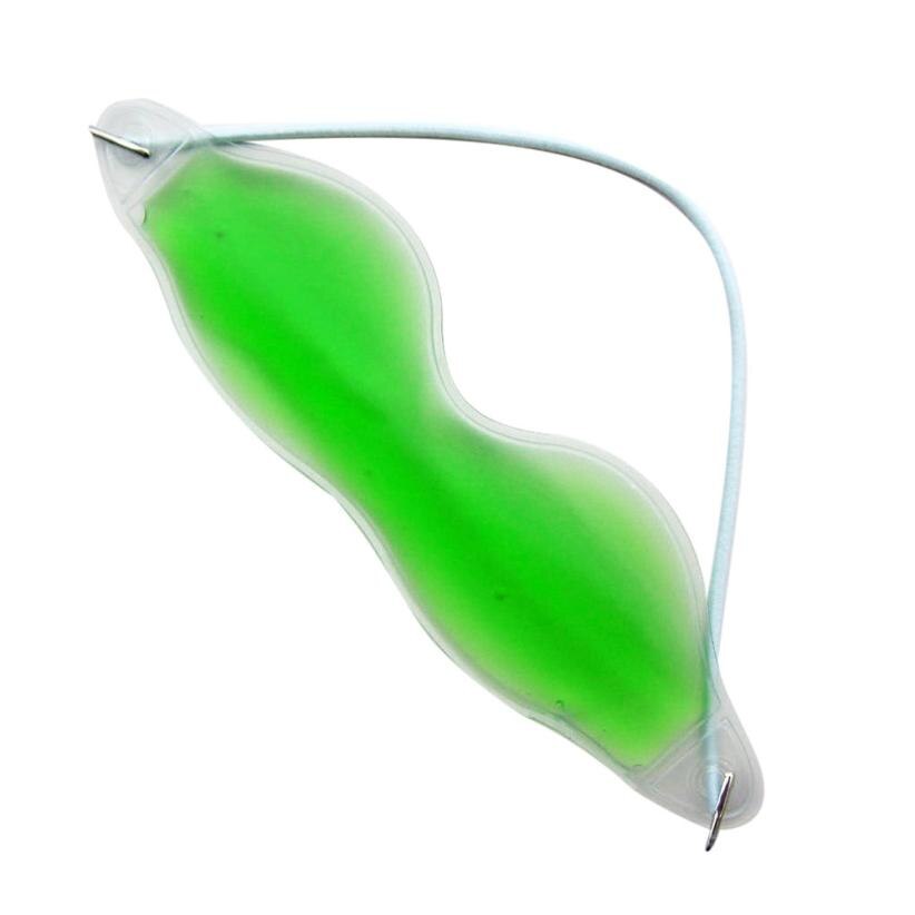 Outtop gel ice cool ögonmask pack varm värme lugnande trötta ögon huvudvärk patch isglasögon 06.29: Grön