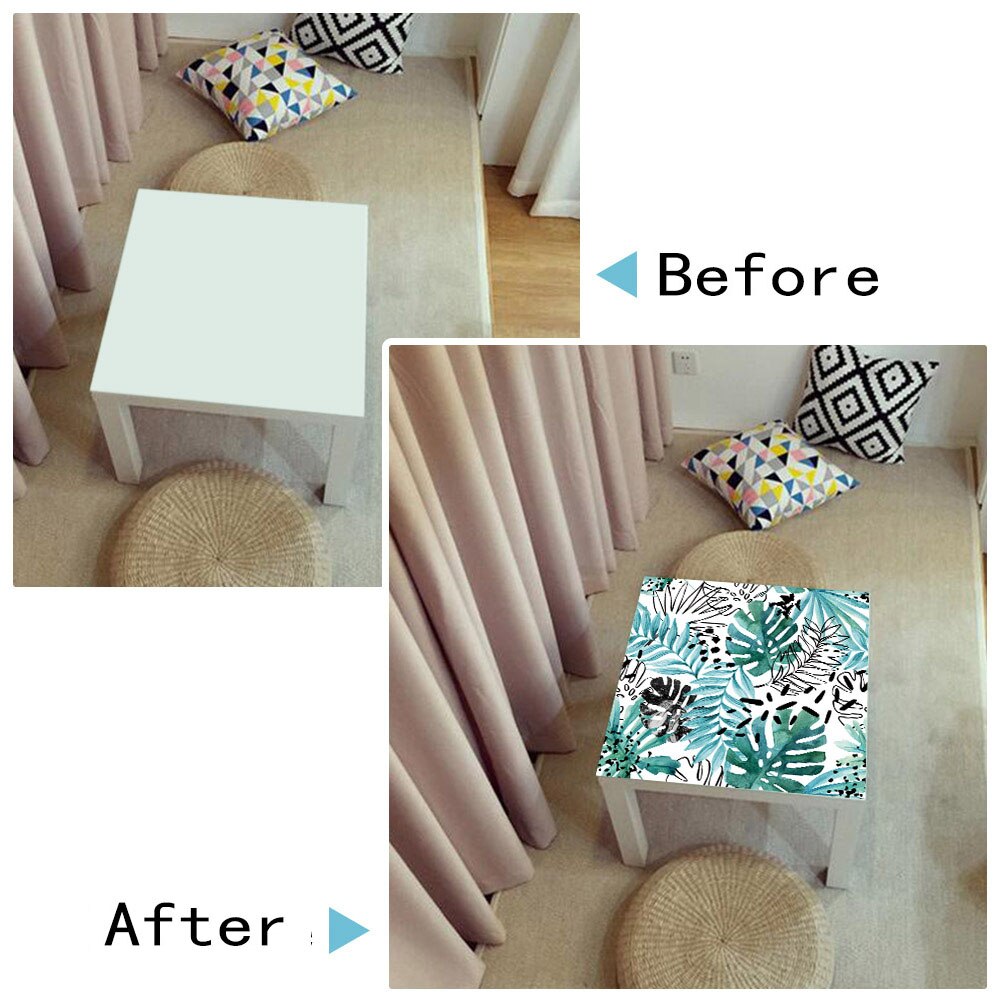 Płytki dekoracyjne w stylu europejskim tropikalna zieleń rośliny brak salon naklejki na biurko renowacja biurka naklejki na ścianę