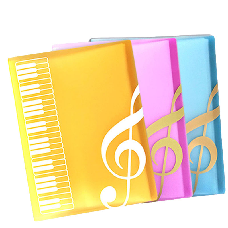 1pcs A4 Music Teaching Supplies 40 Layer Music Piano Score File Folder School Music Learning Filing Products