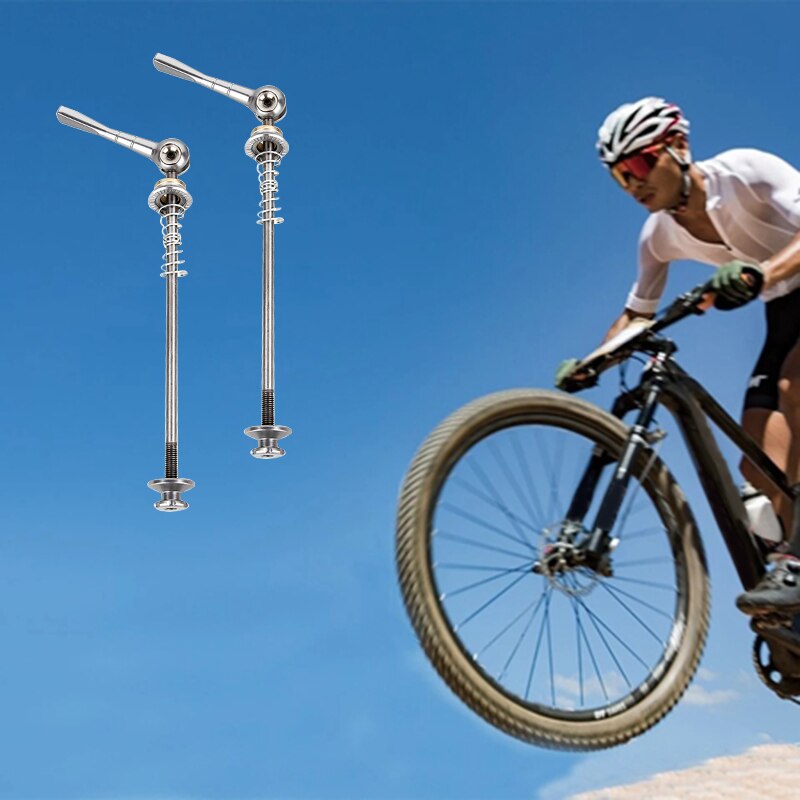 1 paire de brochettes en titane pour vélo - Dégagement rapide