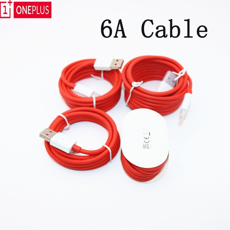 Original oneplus 1m/1.5m/2m 3m en plus dash kabel 6a usb 3.1 type c hurtig hurtig opladerkabel til onplus 7 pro 6 6t 5 5t 3 3t: 2m