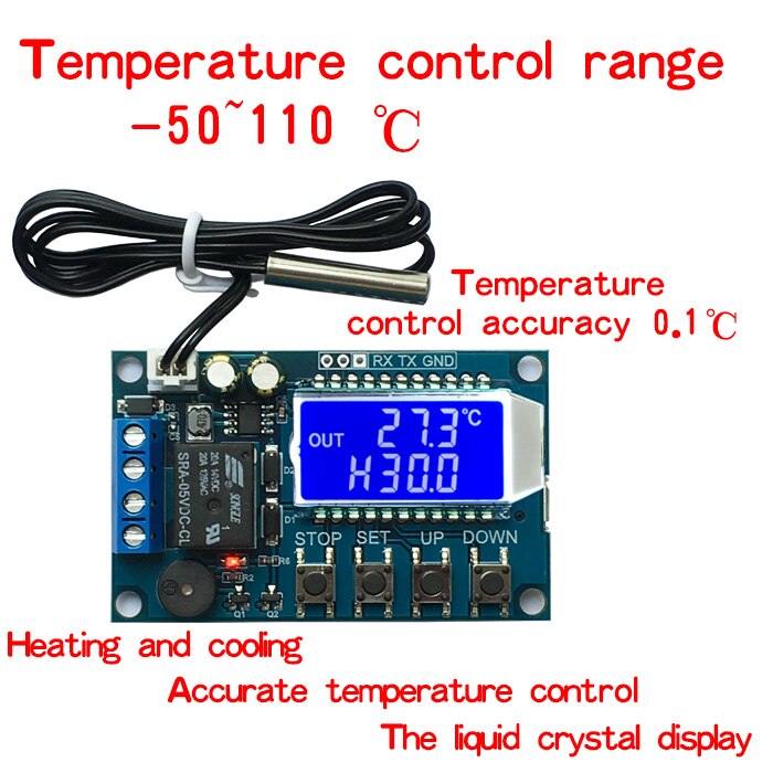 XY-T01 termostato Digital de calefacción, refrigeración, de control de temperatura Digital Interruptor, módulo controlador de temperatura